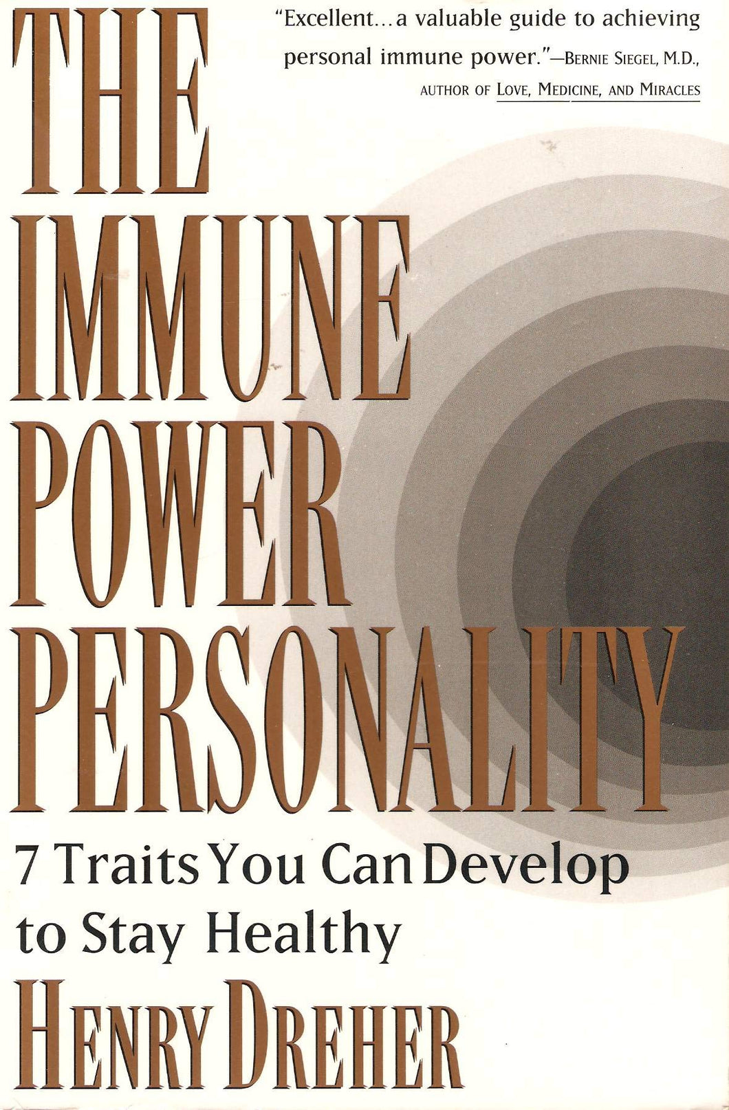 The Immune Power Personality: Seven Traits You Can Develop to Stay Healthy Hardcover (RARE BOOKS)