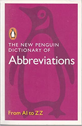 The new penguin dictionary of abbreviations (rare books)