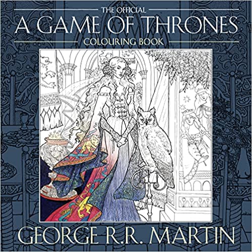 The Official A Game of Thrones - Colouring Book by George R. R. Martin (RARE BOOKS)