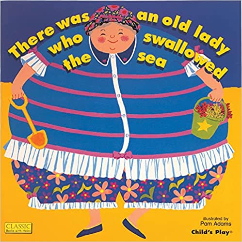 There Was an Old Lady Who Swallowed the Sea (Classic Books With Holes) [BOARD BOOK]