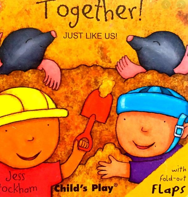 Together -Just like Us ( with Fold-out Flaps) Boar Book