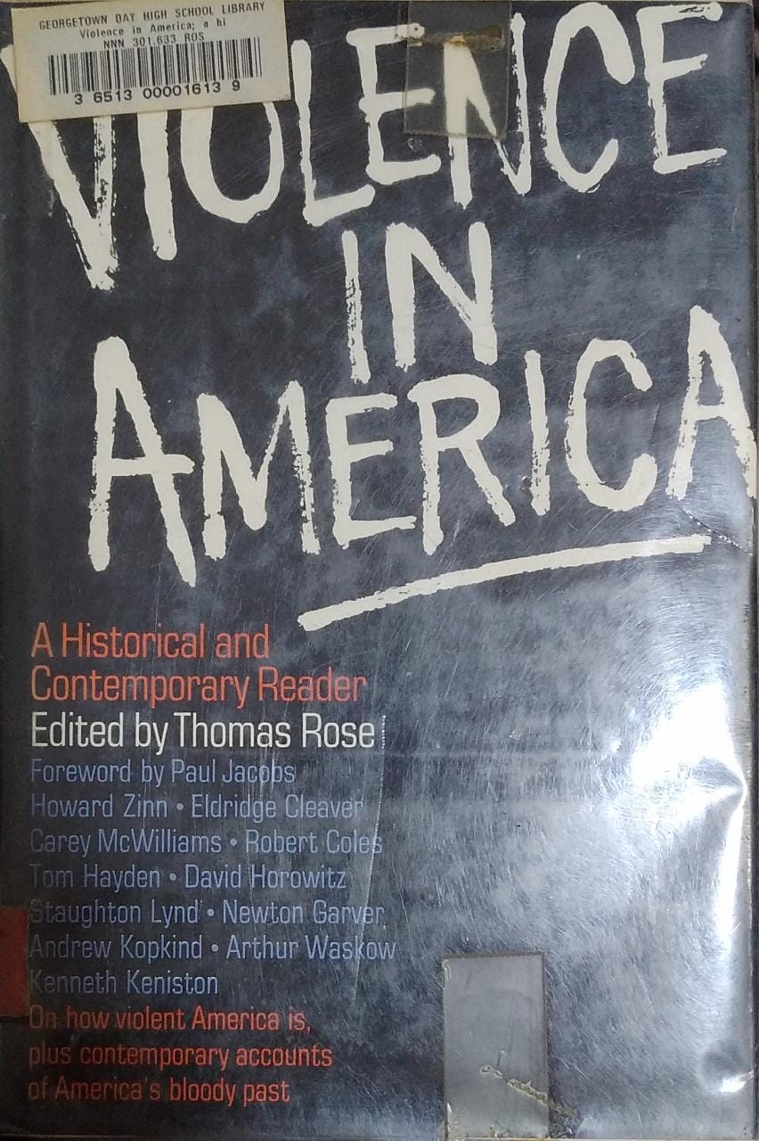 Violence in America [HARDCOVER] (RARE BOOKS)