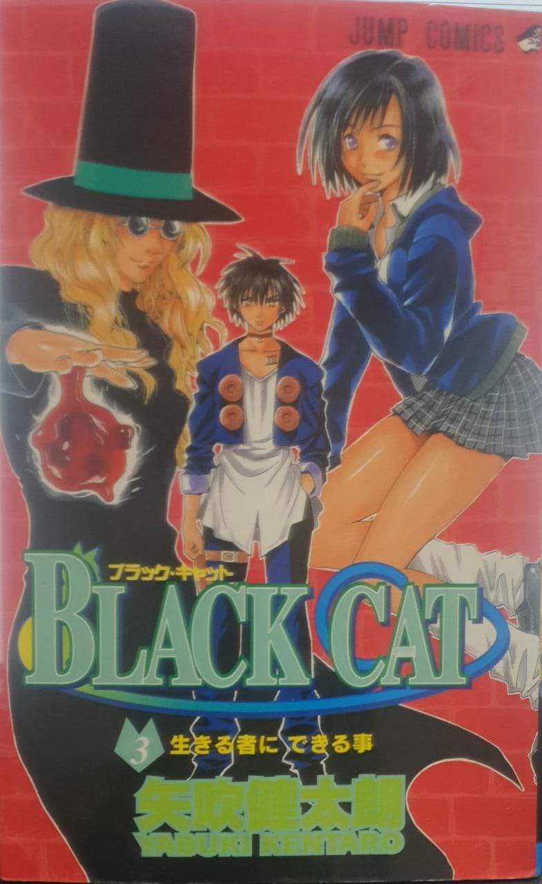 Black Cat, Vol. 3 by YABUKI KENTARO [JAPANESE LANGUAGE ] - MANGA (RARE BOOKS)