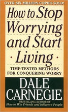 Load image into Gallery viewer, How to stop worrying and start living by dale carnegie
