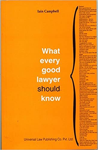 What Every Good Lawyer Should Know