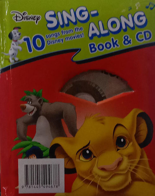Disney Sing Along [BOARDBOOK] [WITH CD BOOK 10 SONGS FROM THE DISNEY MOVIES]