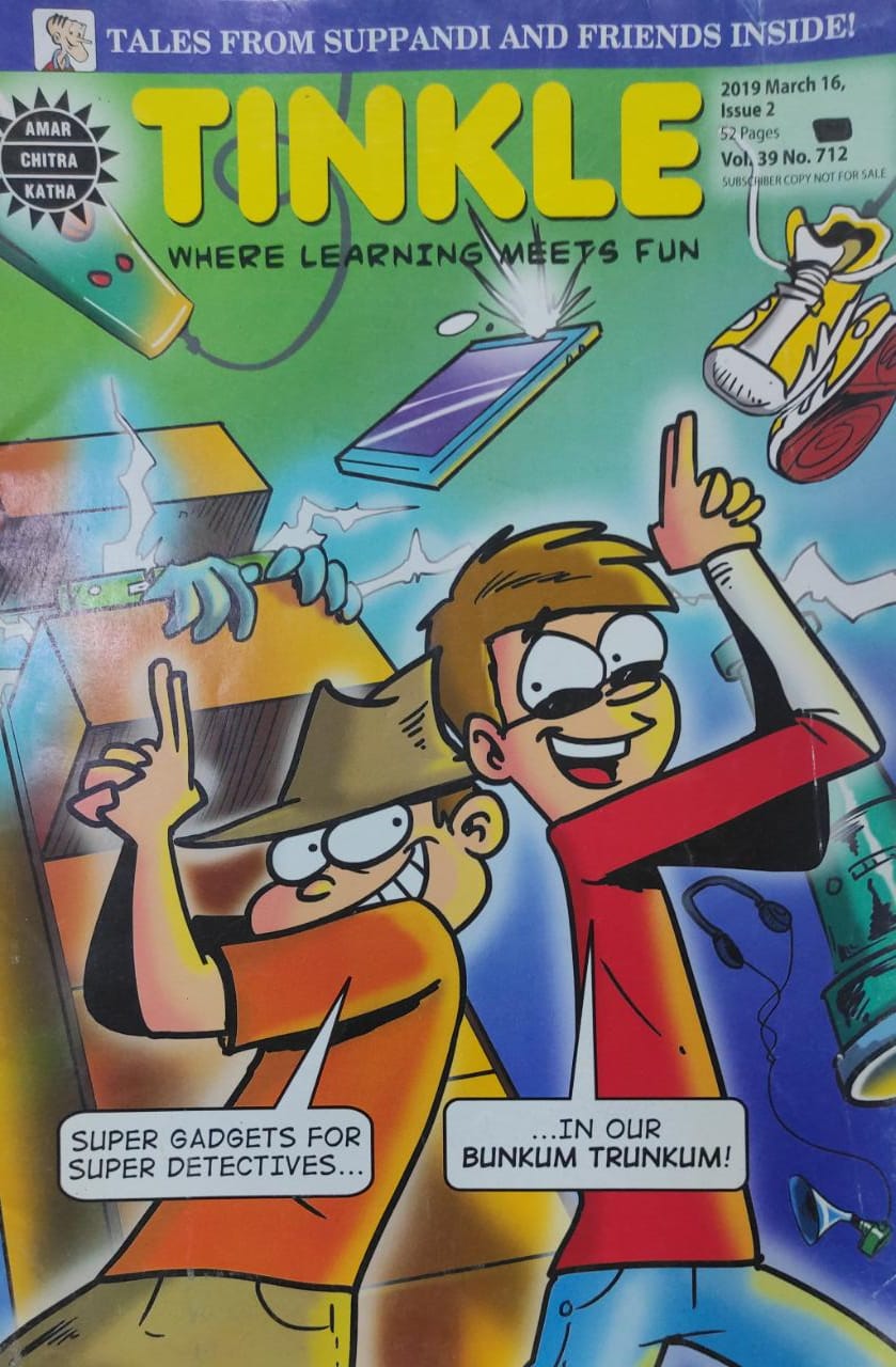 TINKLE where learning meets fun VOL.39 NO.712 (AMAR CHITRA KATHA) (MAGAZINE) tales from suppandi and friends inside! [graphic novel]
