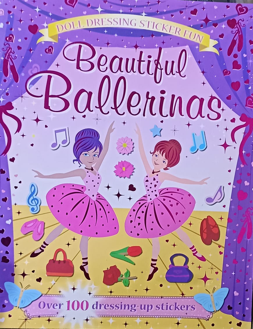 Beautiful Ballerinas Doll Dressing Sticker Fun