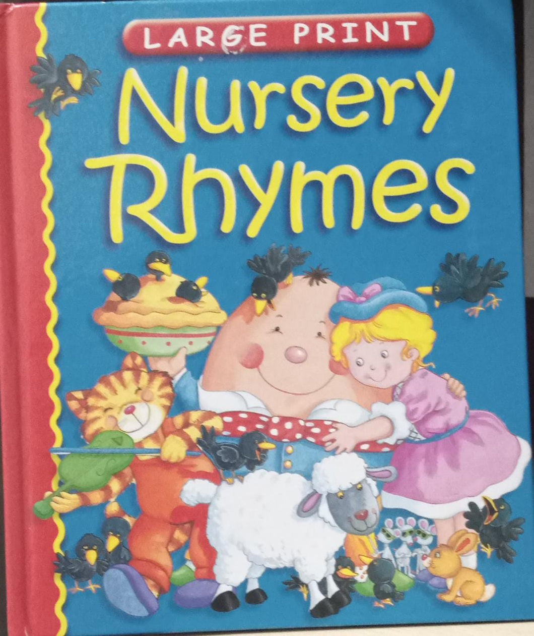 Large Print Nursery Rhymes [Hardcover]