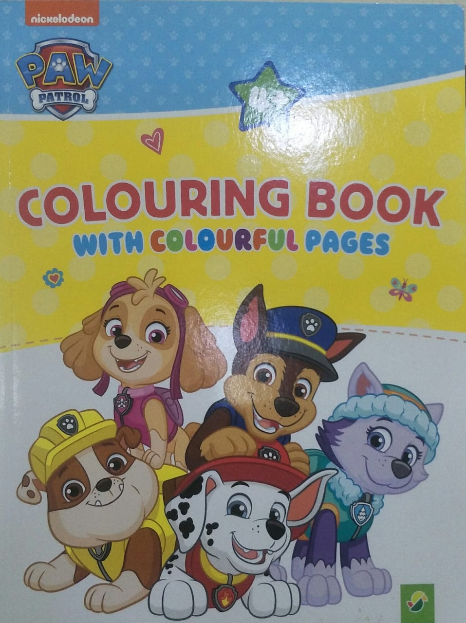Colouring Book with Colourful Pages