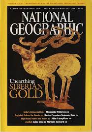 Unearthing Siberian Gold [National Geographic] [June 2003][rare books]