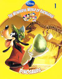 Disney The Wonderful World of Knowledge: Dinosaurs, No.1 [HARDCOVER]
