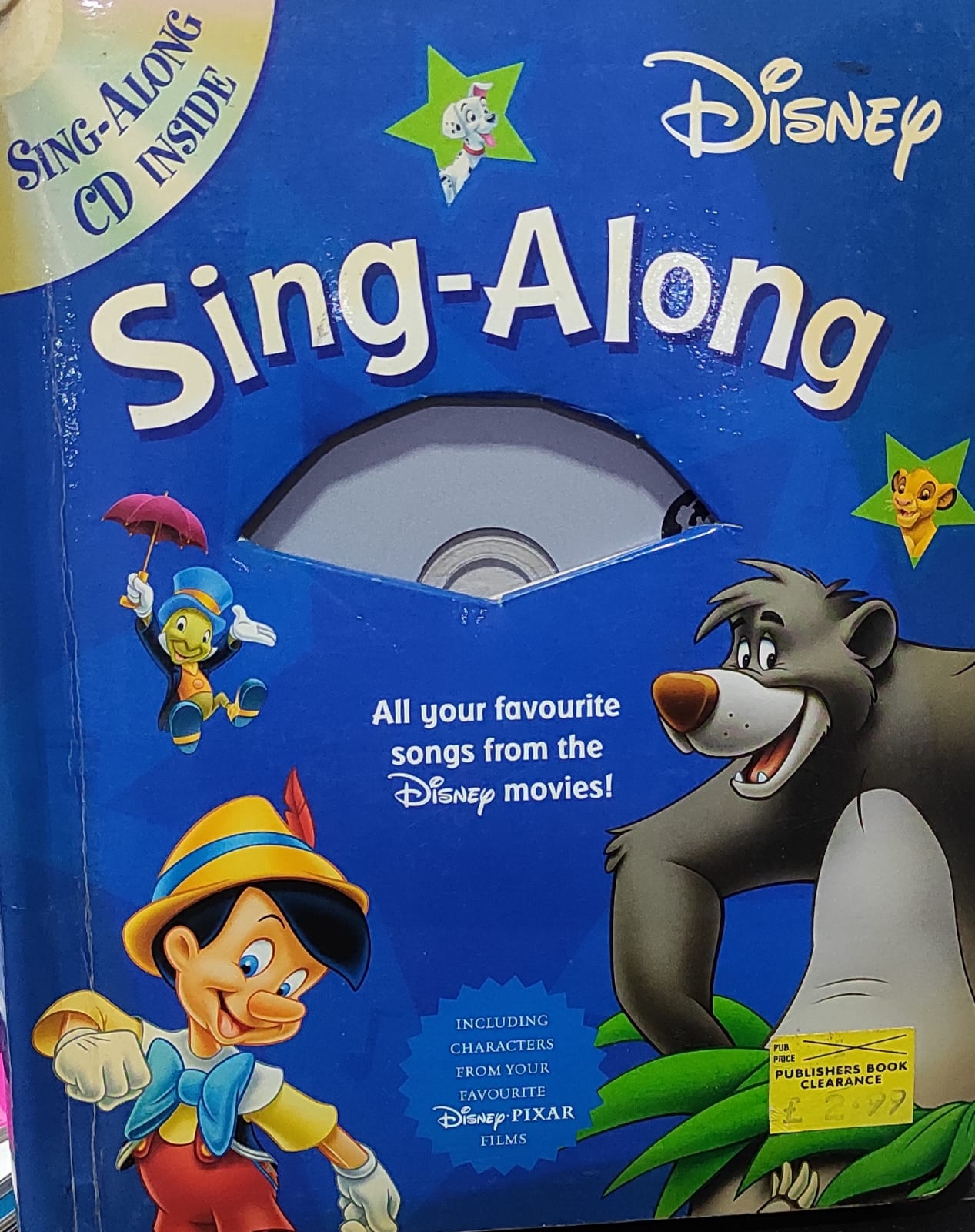 Disney Sing-along (Sing-along CD inside) (Hardcover) [board book]