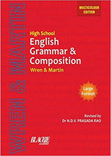 Load image into Gallery viewer, Wren &amp; martin high school english grammar and composition book (multicolour edition)
