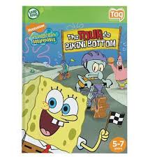 Leap Frog Tag Nickelodeon Spongebob Squarepants The Tour de Bikini Bottom [HARDCOVER]