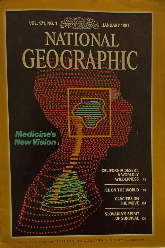 National Geographic Magazine January 1987 (RARE BOOKS)