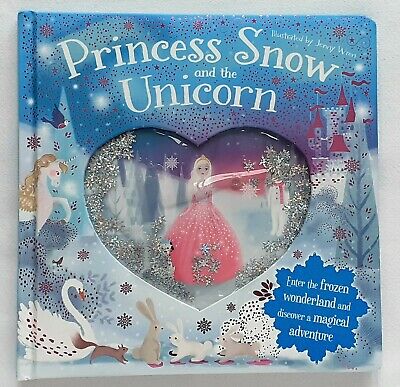 Princess Snow & The Unicorn Book - With Glitter Globe [HARDCOVER]
